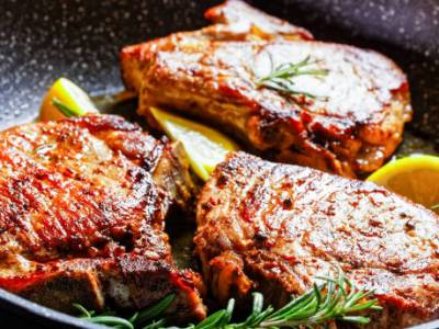 Chuletas perfectas y jugosas en la freidora de&nbsp;aire