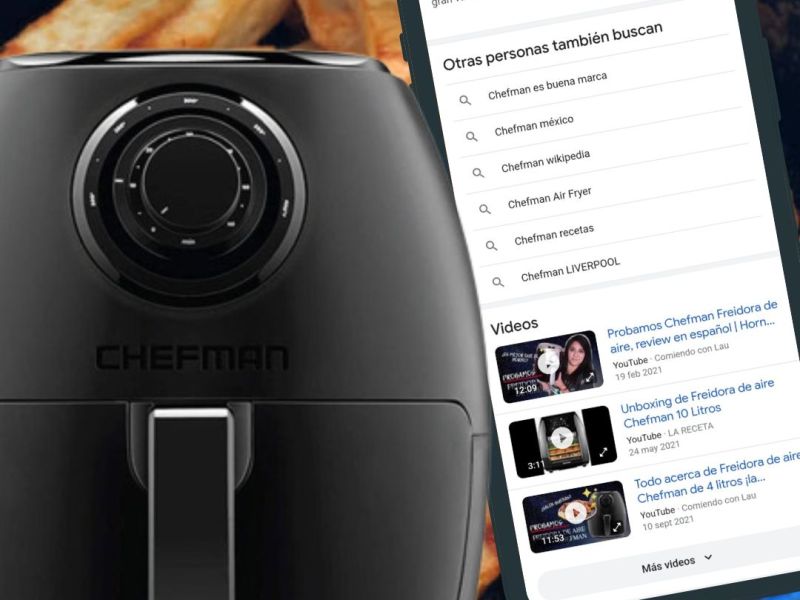 Manual de usuario para freidoras de aire CHEFMAN en&nbsp;ESPAÑOL