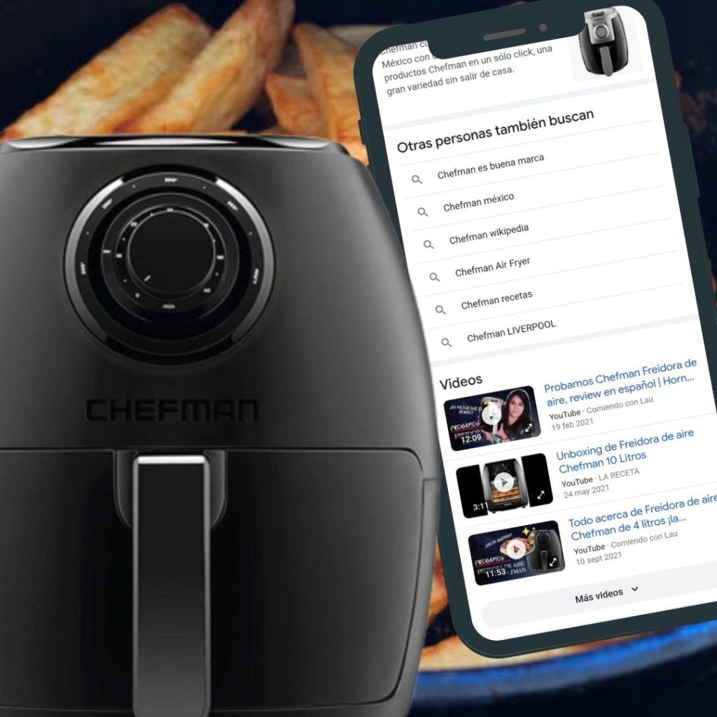 Manual de usuario para freidoras de aire CHEFMAN en&nbsp;ESPAÑOL