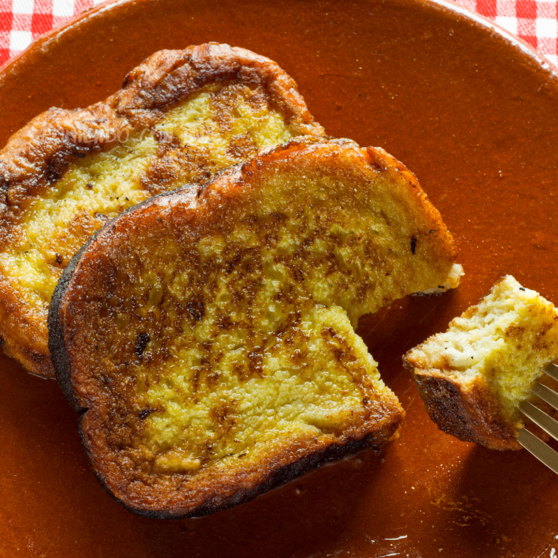Torrijas en freidora de&nbsp;aire
