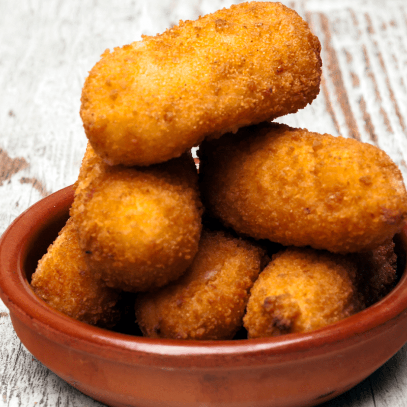 Prepara las mejores croquetas caseras con el pollo&nbsp;restante