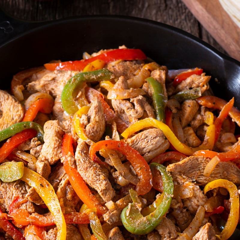 Cómo preparar fajitas de pollo en&nbsp;AirFryer