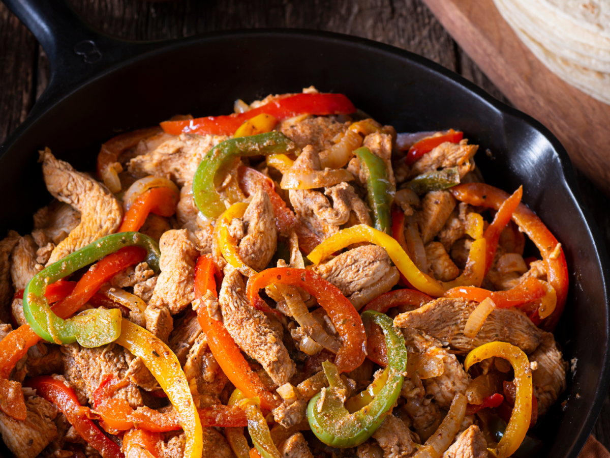 Cómo preparar fajitas de pollo en&nbsp;AirFryer